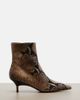 Khaite Khaite Bella snake-effect leather ankle boots - 5