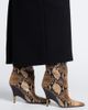 Khaite Khaite Bella snake-effect leather knee-high boots - 2