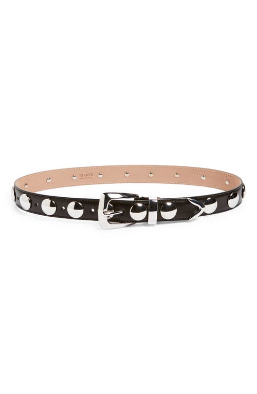 Khaite Khaite Benny Stud Patent Leather Belt
