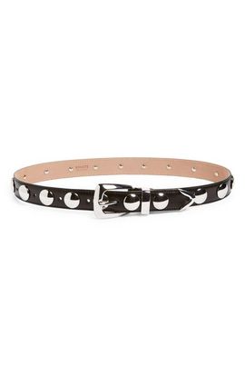 Khaite Khaite Benny Stud Patent Leather Belt