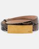 Khaite Khaite Berlin snake-effect leather belt - 1