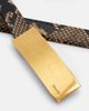 Khaite Khaite Berlin snake-effect leather belt - 3