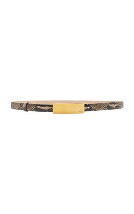 Khaite Khaite Berlin SnakeEffect Leather Belt