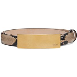 KHAITE KHAITE Black & Taupe Berlin Belt