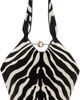 KHAITE KHAITE Black & White Mini Lotus Tote - 1