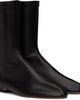 KHAITE KHAITE Black Apollo Flat Ankle Boots - 4