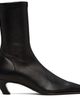 KHAITE KHAITE Black Arizona Stretch Ankle Boots - 1
