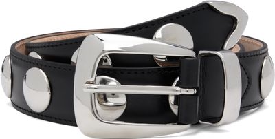 KHAITE KHAITE Black Benny Stud Belt