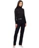 KHAITE KHAITE Black Benny Whipstitch Belt - 2