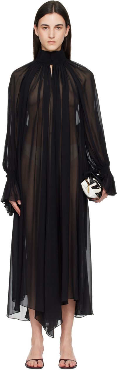 KHAITE KHAITE Black Edgar Maxi Dress