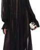 KHAITE KHAITE Black Edgar Maxi Dress - 4