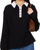 KHAITE KHAITE Black Faithful Polo - 1