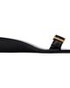 KHAITE KHAITE Black Manhattan Heeled Sandals - 1