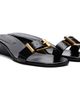 KHAITE KHAITE Black Manhattan Heeled Sandals - 4