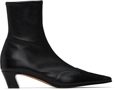 KHAITE KHAITE Black Nevada Stretch Low Boots