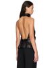 KHAITE KHAITE Black Rone Leather Top - 3
