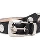 KHAITE KHAITE Black Studs Benny Belt - 1