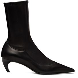 KHAITE KHAITE Black Valerie Mid-Calf Boots