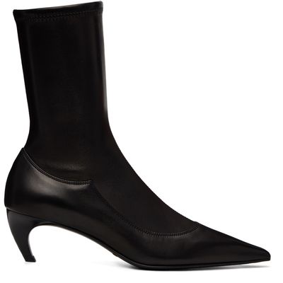 KHAITE KHAITE Black Valerie Mid-Calf Boots