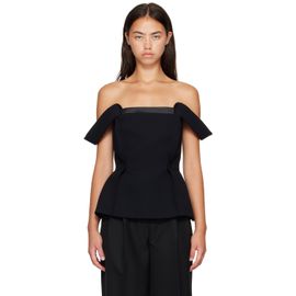 KHAITE KHAITE Black Yasmina Top
