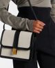 Khaite Khaite Blake leather-trimmed canvas crossbody bag - 2