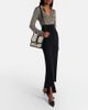 Khaite Khaite Blake leather-trimmed canvas crossbody bag - 5
