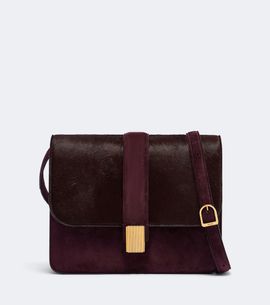 Khaite Khaite Blake Medium calf hair crossbody bag