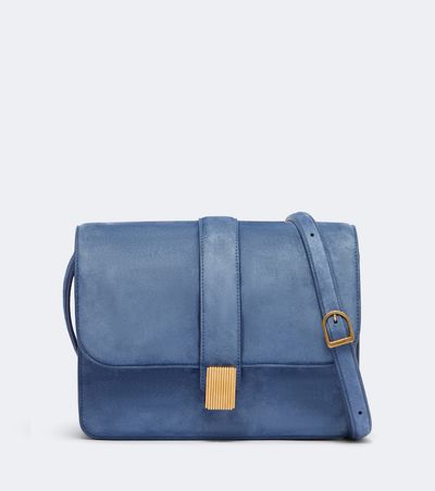 Khaite Khaite Blake Medium suede crossbody bag