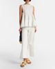 Khaite Khaite Boden leather-trimmed raffia sandals - 4