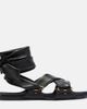 Khaite Khaite Boden Tie leather sandals - 5