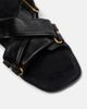 Khaite Khaite Boden Tie leather sandals - 6