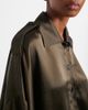 Khaite Khaite Bodine asymmetric silk satin shirt - 3