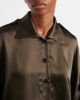 Khaite Khaite Bodine asymmetric silk satin shirt - 5
