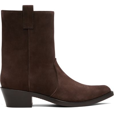 KHAITE KHAITE Brown Clive Ankle Boots