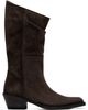KHAITE KHAITE Brown Clive Boots - 1