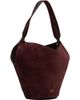 KHAITE KHAITE Burgundy Lotus Mini Tote - 2
