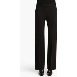 Khaite Khaite Callen Tapered Stretch Crepe Straight Leg Pants