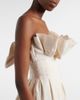 Khaite Khaite Claude draped bustier dress - 3