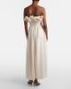 Khaite Khaite Claude draped bustier dress - 8