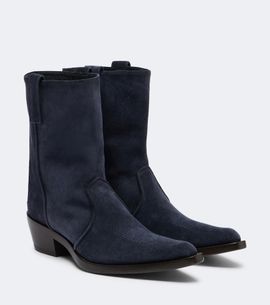 Khaite Khaite Clive suede cowboy boots