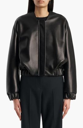 Khaite Khaite Cordan Lambskin Leather Jacket