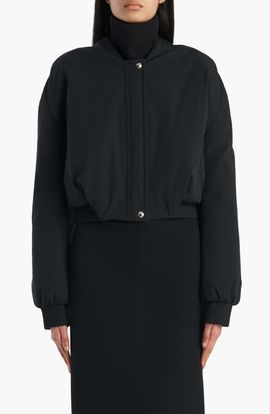 Khaite Khaite Cordan Nylon Blend Bomber Jacket