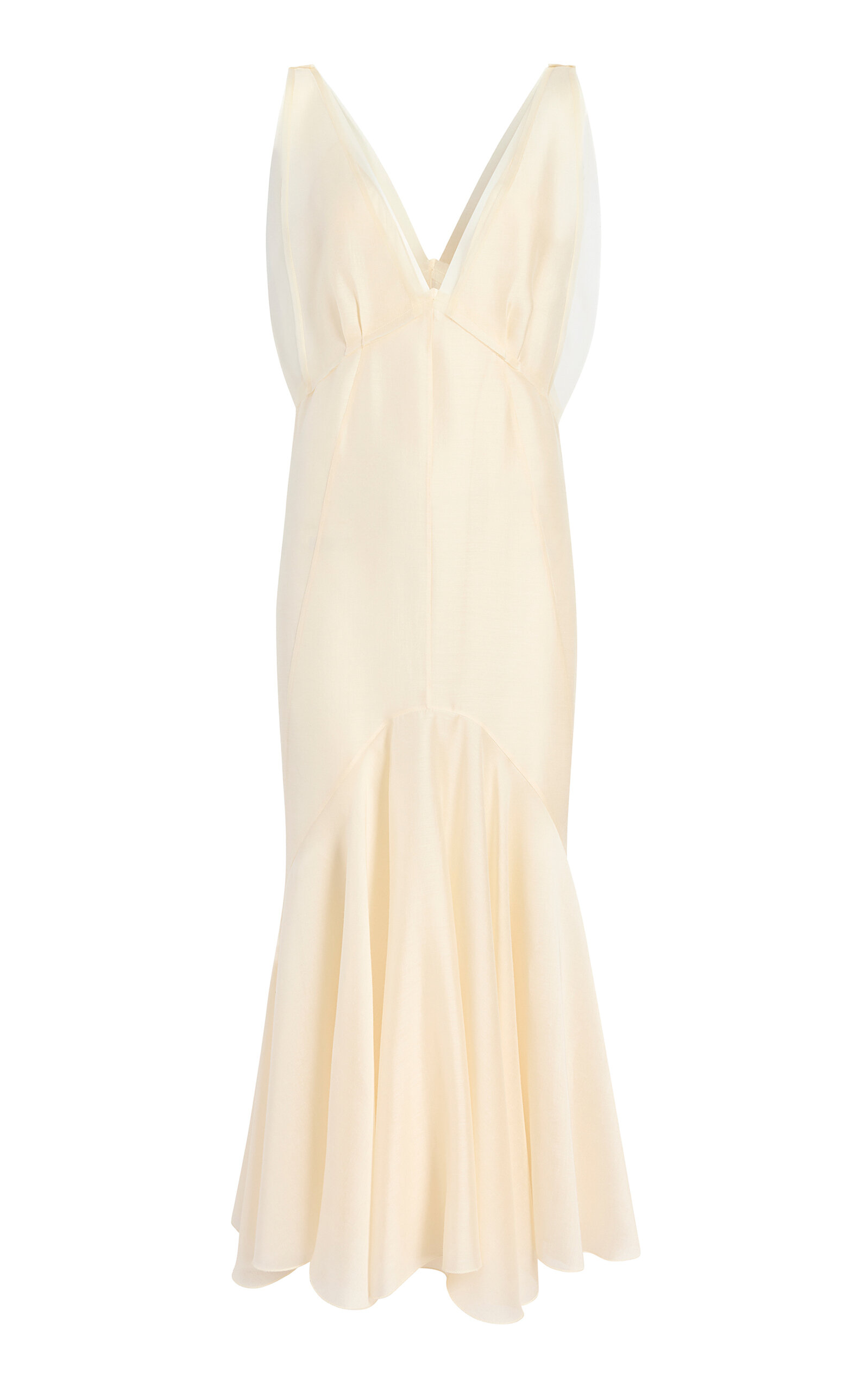 Khaite Khaite Cosima SilkBlend Veil Maxi Dress