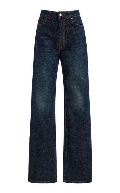 Khaite Khaite Danielle Stretch HighRise Stovepipe Jeans