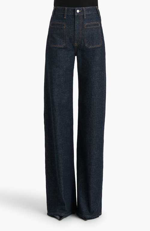 Khaite Khaite Delmonico High Waist Wide Leg Jeans