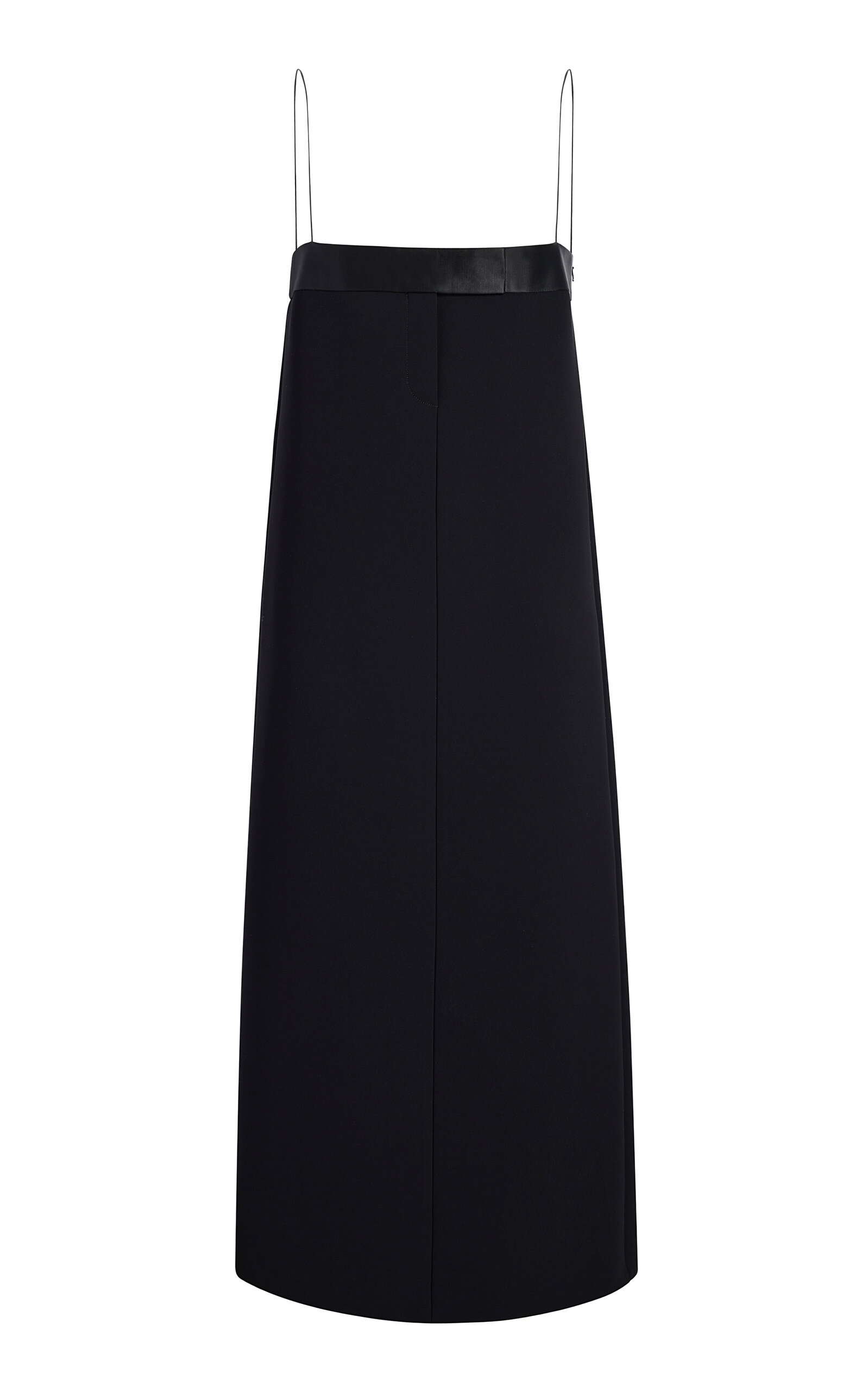 Khaite Khaite Dima DoubleFaced Crepe Maxi Slip Dress