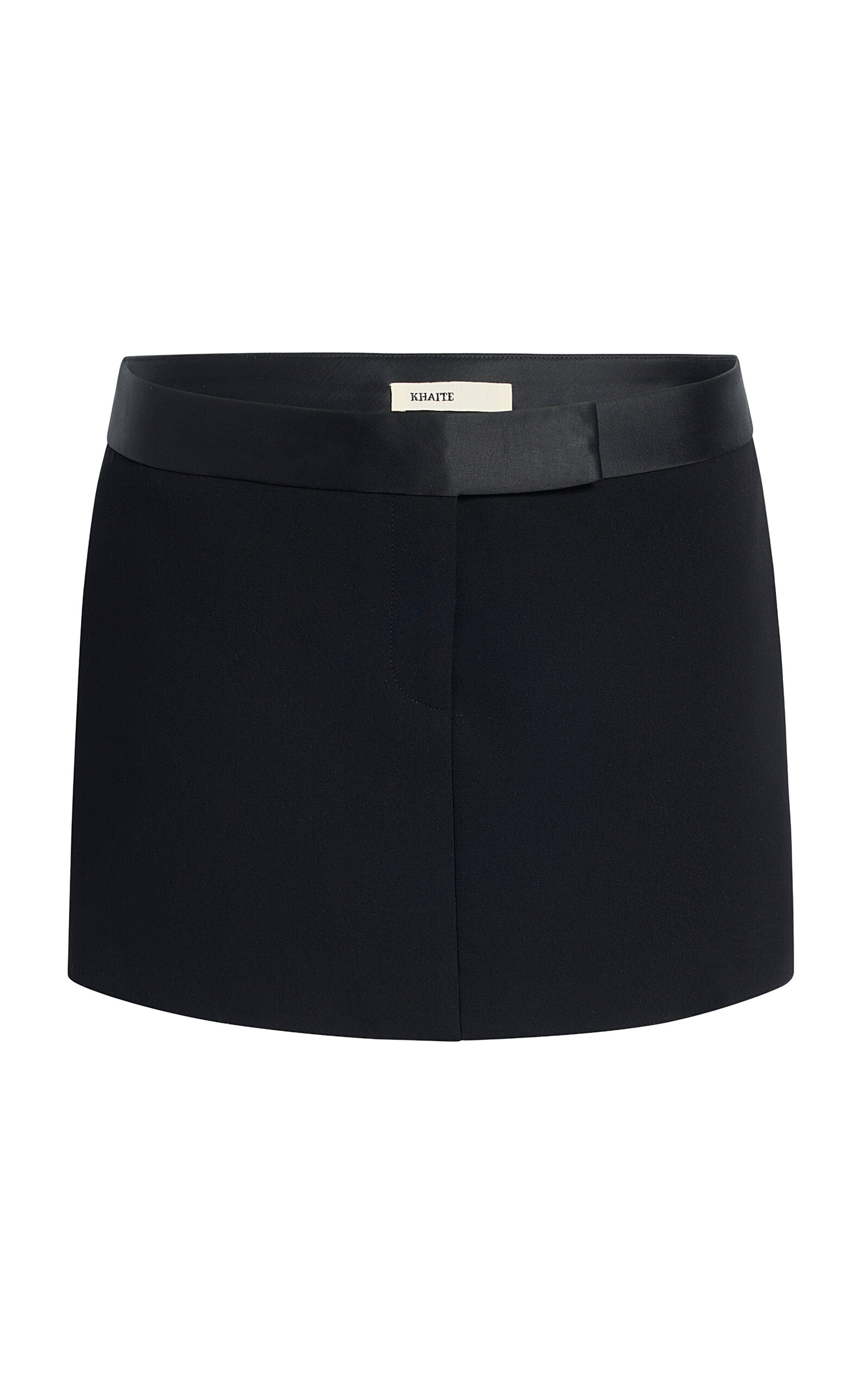Khaite Khaite Dime DoubleFaced Crepe Mini Skirt