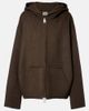 Khaite Khaite Dolem hooded oversized wool jacket - 1