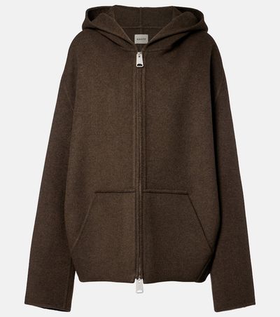 Khaite Khaite Dolem hooded oversized wool jacket