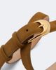 Khaite Khaite Dome calf hair belt - 3